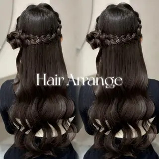 ロング ヘアアレンジ yurina🩰新宿 艶カラー・アレンジのヘアスタイル
