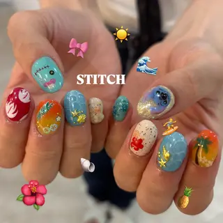 ネイル 栗田 ゆう子のネイルデザイン