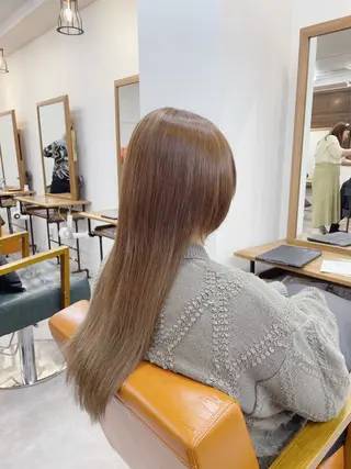 ロング モデル募集中lore 中村かれんのヘアスタイル