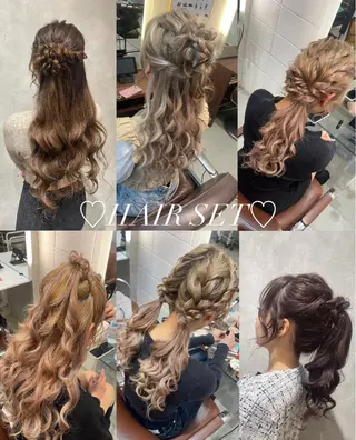 ヘアアレンジ 🖤ROSEL／ KUREA🖤のヘアスタイル