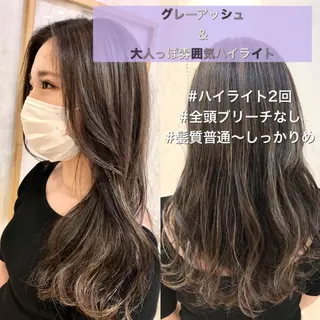 カラー ヘアーサロングラッド所属・三村 桜生のヘアスタイル