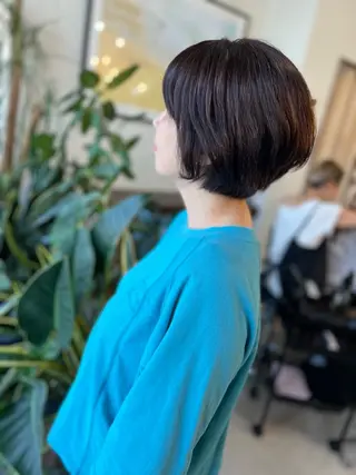 ショート 小澤 美帆のヘアスタイル