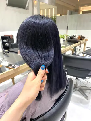 ミディアム カラー 艶感/ナチュラル 🌿マアヤのヘアスタイル