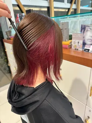 ミディアム 日置 大智のヘアスタイル