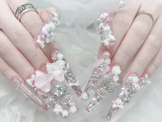 ネイル MoMoA Nail ネイル長さ出し専門店のネイルデザイン