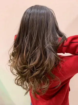 セミロング カラー 栗原 大輔のヘアスタイル