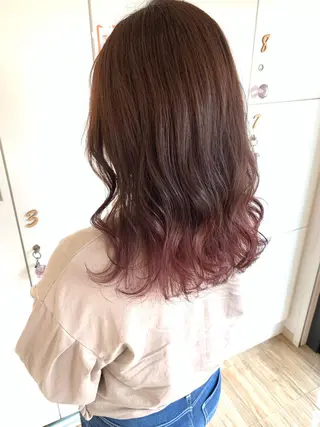 ロング カラー 🫧ウルフカット/ 畑中結衣🫧のヘアスタイル