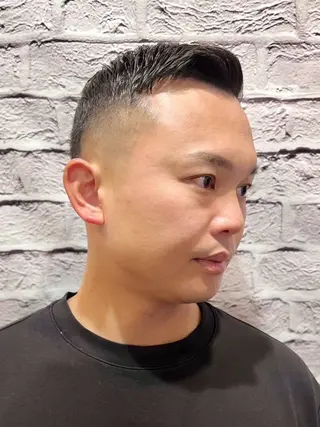 ショート パーマ ヘアアレンジ メンズ キッズ メンズカット/パーマ 山崎航平💈のヘアスタイル