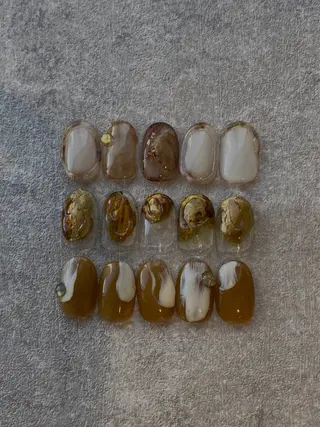 ネイル NINEnami ニュアンスネイルのネイルデザイン