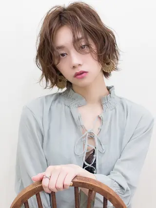 ショート レベンス田町 西谷悠のヘアスタイル