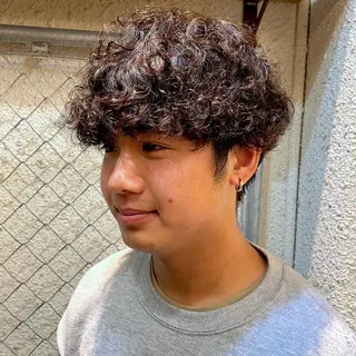 パーマ メンズ 暖色艶color / ボブ🦩Rioのヘアスタイル