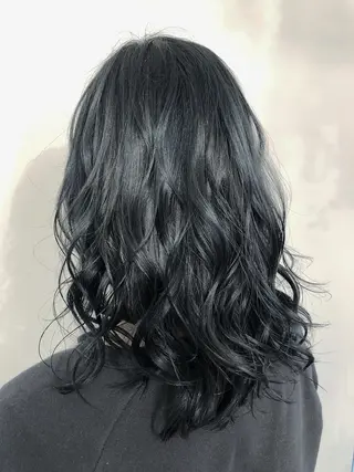 ロング カラー パーマ ヘアアレンジ メンズパーマの巨匠 鈴木純のヘアスタイル