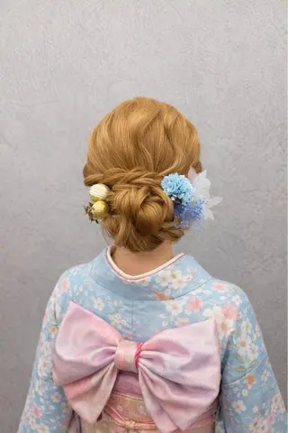 ヘアアレンジ 髪質改善×韓国風/小 顔レイヤー/早瀬櫻子のマツエク・マツパデザイン