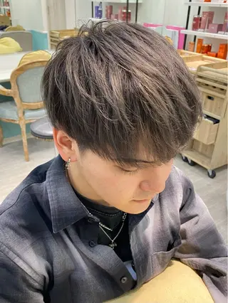 カラー メンズ キッズ 【メンズ専門】 髙橋琉偉のヘアスタイル