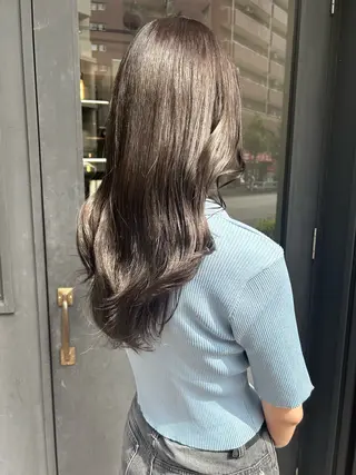 セミロング カラー ROCCOeast Rukaのヘアスタイル