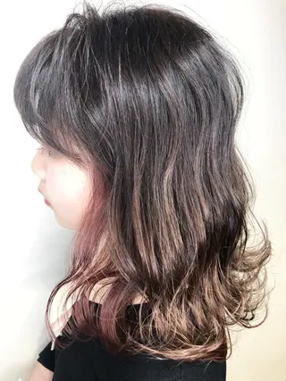 ミディアム カラー メンズヘア特化 崎田 成人のヘアスタイル