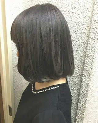 カラー ショート ミディアム 100%髪質改善特化 TRUNSのヘアスタイル