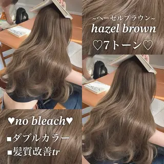 セミロング カラー 🌿透明感赤み消し Keishin🌿のヘアスタイル