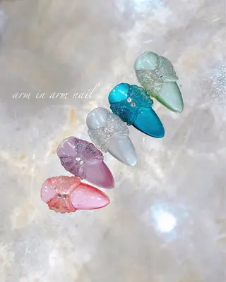 ネイル arm in arm ︎✿Yamamotoのマツエク・マツパデザイン