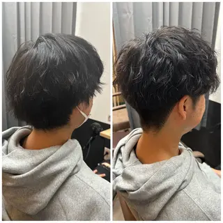 パーマ メンズ TELAHAIR成田 マネージャー吉野美羽のヘアスタイル