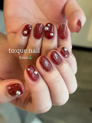 ネイル to:que(トーク)所属・本町🤍ちゅるん 自爪育成✨🤍のネイルデザイン