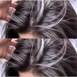 ミディアム カラー ヘアアレンジ 久米 治仁のヘアスタイル