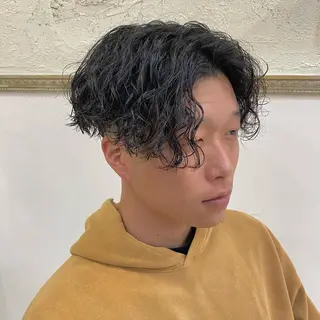 パーマ メンズ 年間2000名担当◎ パーマ職人/仲原佑樹のヘアスタイル