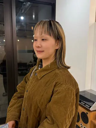 ミディアム カラー NOUN所属・eri kinjoのヘアスタイル