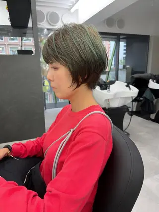 ショート 似合わせスタイル 岡田勇哉のヘアスタイル