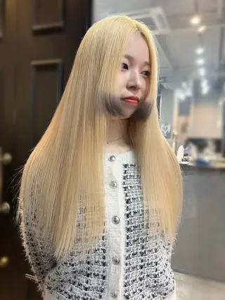 ロング カラー miharu‪‪/ ハイトーン/複雑履歴のヘアスタイル