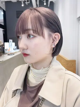 ミディアム カラー パーマ ヘアアレンジ ITbyALBUM 浦和店のヘアスタイル