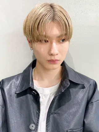 ショート カラー メンズ 矢場町/栄/上前津/ 佐藤祐希のヘアスタイル