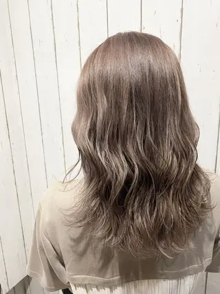 ミディアム カラー パーマ ヘアアレンジ RecheRche【池袋】所属・👑指名率No.1 👑坂口飛翔のヘアスタイル