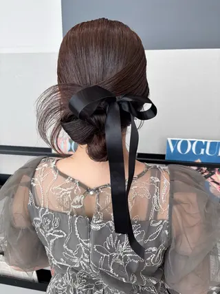 セミロング ヘアアレンジ 透明感カラー/ レイヤーkotonoのヘアスタイル