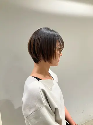 ショート 平松 里穗のヘアスタイル
