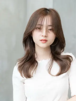 ロング 🫧艶感カラー/ あいり🤍のヘアスタイル