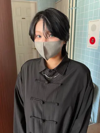 ショート カラー ウルフ/レイヤー/ 渋谷🔮Yudaiのヘアスタイル