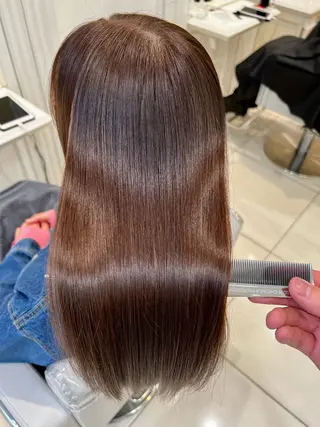 ロング カラー 韓国レイヤー×ツヤ髪 /TAICHI🤍のヘアスタイル