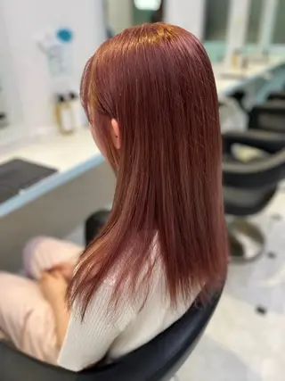 セミロング カラー ヘアアレンジ 愛されカラー🩷 はるなのヘアスタイル