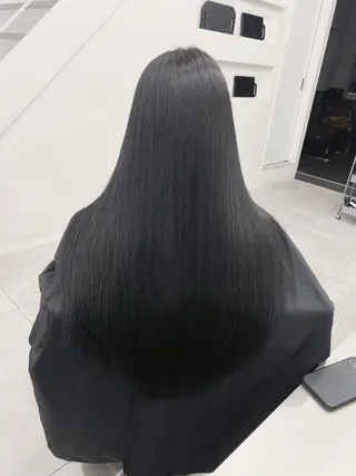 ロング 京都レイヤーカット うえひのヘアスタイル