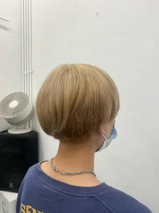 ショート カラー メンズ 🎀ミカ/レイヤー/ 韓国巻き/原宿🎀のヘアスタイル