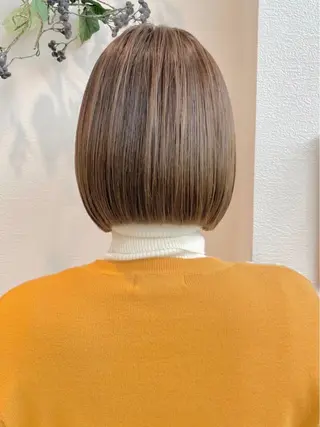 ショート Misaki /ボブ/縮毛矯正のヘアスタイル