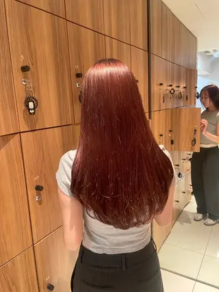 ロング 縮毛矯正/レイヤー /ひかるのヘアスタイル