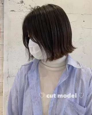 ショート ブリーチなしカラー ダブルカラーエクステのヘアスタイル