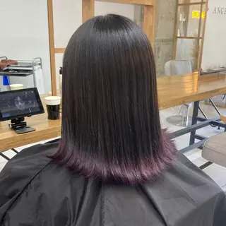 ミディアム カラー 韓国レイヤーカット★ 小林大樹のヘアスタイル