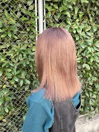 セミロング カラー hair living Liko池袋東口店【ヘアーリビング　リコ】所属・🌱透明感カラー☘️ TOYO🌱のヘアスタイル