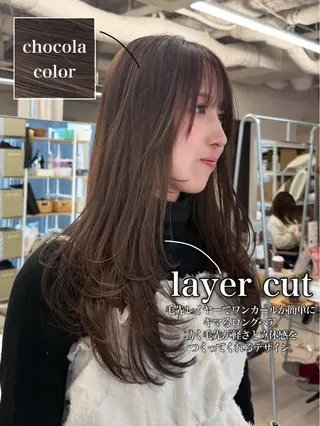 カラー 辺見 葵のヘアスタイル