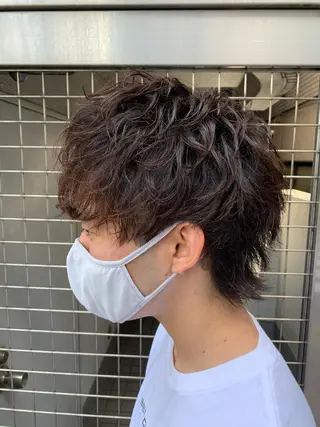 ショート メンズ 【メンズ縮毛矯正】 田中秀斗のヘアスタイル