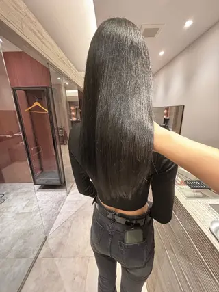 ロング カラー カマタ サユミ🪐のヘアスタイル