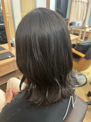 ミディアム 松村 あづみのヘアスタイル